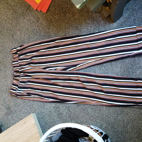 Retro colored striped pants - Picture 1 of 1